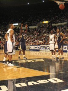Blair at the FT line