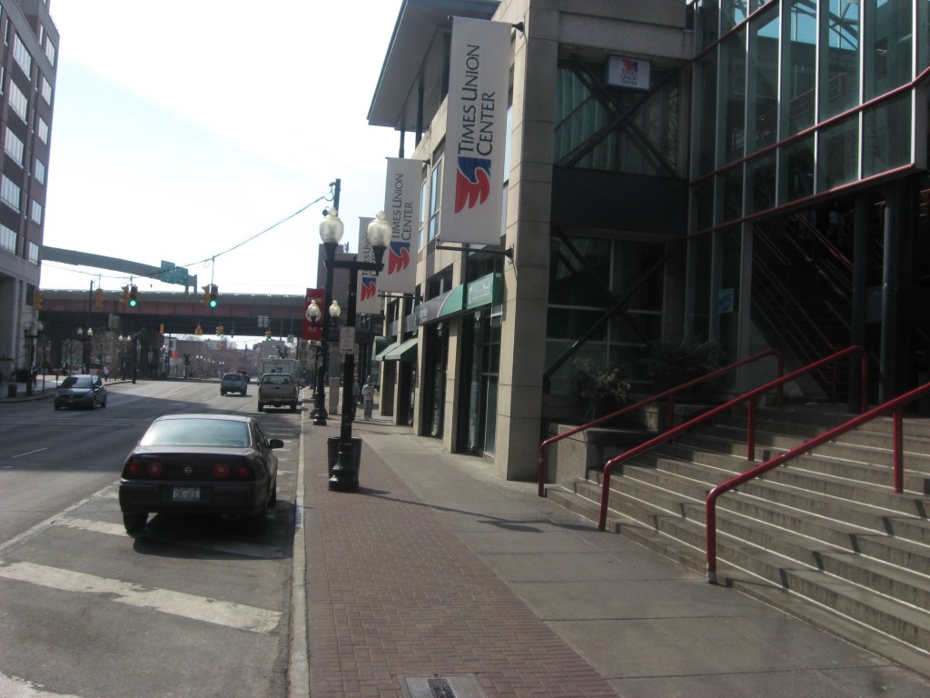 Morning Outside the Times-Union Center