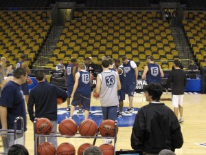 Xavier prior to their session