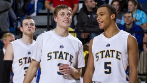 Nate Wolters (middle) Is Getting Plenty of Pub, But Needs Help To Lift The Jackrabbits To The Top Of The Summit.