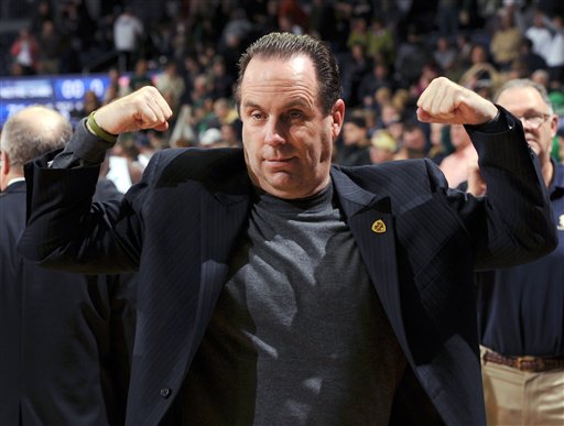 Mike Brey has a strong team in South Bend. (AP Photo/J. Raymond)