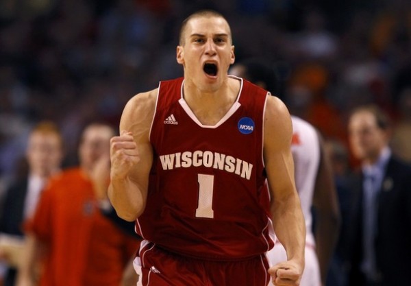 Ben Brust is one of Wisconsin's many perimeter weapons.  .(Photo credit: Brian Snyder/Reuters).
