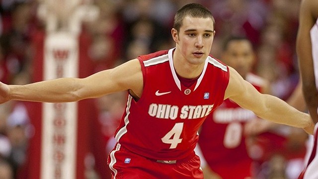 Aaron Craft will be tested by Arizona's Mark Lyons on Thursday.  (Photo credit: Jeff Hanisch/US Presswire).