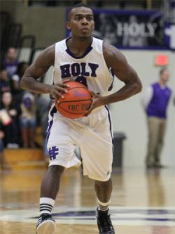 It's easy to get caught up in the season-long duel between CJ McCollum and Mike Muscala, but the Patriot features other flourishing talents like Holy Cross guard Justin Burrell. (goholycross.com)
