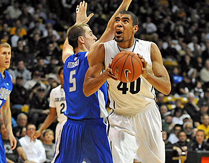 In Addition To Pulling Down Ten Rebounds, Josh Scott Led Colorado With 21 Points In A Win Over Hartford On Saturday. (credit: US Presswire) 