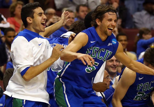 Of all the interesting storylines heading into the Sweet 16, none is more captivating than Florida Gulf Coast (Getty Images).