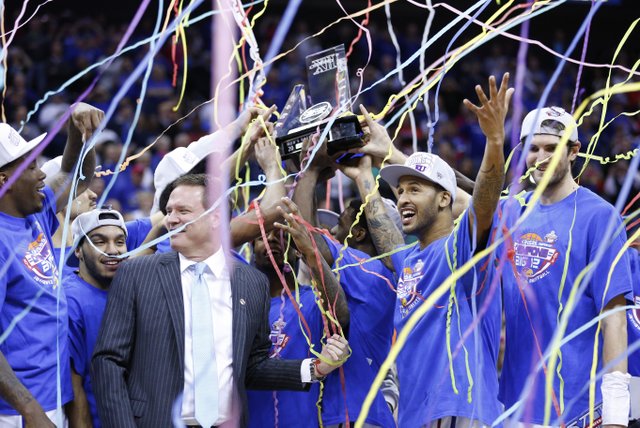 Kansas Won The Big 12 Tournament Saturday and Strengthened Its Case For A #1 Seed (Nick Krug, KUSports.com).