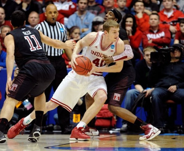 Getting Zeller good looks will be Indiana's main priority against  Syracuse (Getty Images).