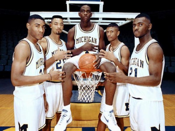 Two of Michigan's Final Fours were vacated thanks to the Fab Five's amateurism-related noncompliance (AP Photo).