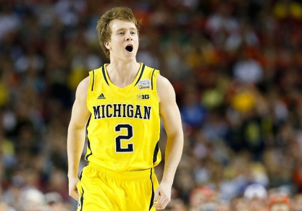 As Stauskas struggled to find his stroke, Albrecht and LeVert helped defuse Michigan's backcourt foibles (Getty Images).
