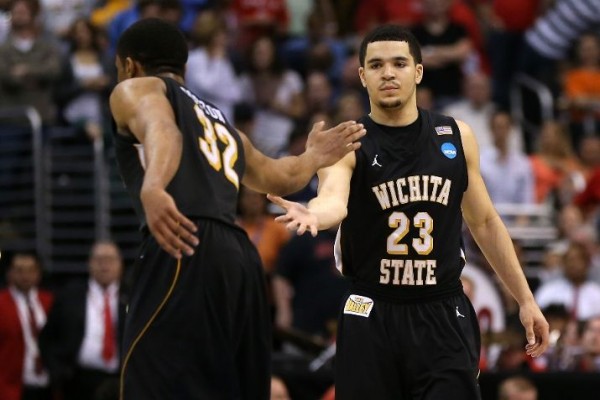 The Biggest underdog left in the field, Wichita State faces a tough matchup Saturday against Louisville (Getty Images).