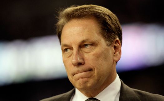 Tom Izzo might have this same look on his face on Saturday if Michigan State doesn't beat Texas(AP)