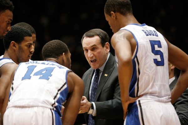 Coach K is Playing More People to Keep Young Duke Team Fresh.(Photo:cbssports.com)
