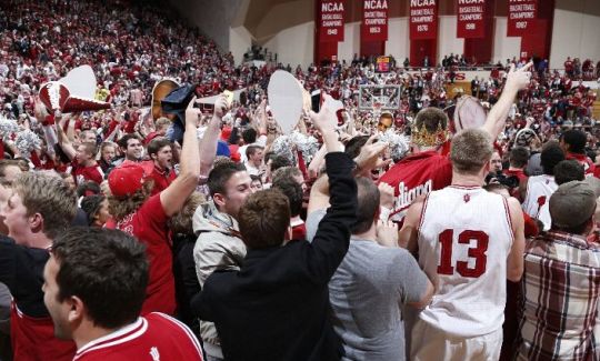 The Indiana faithful certainly had something to cheer about this week. Could the Hoosiers be on the upswing? (Getty)