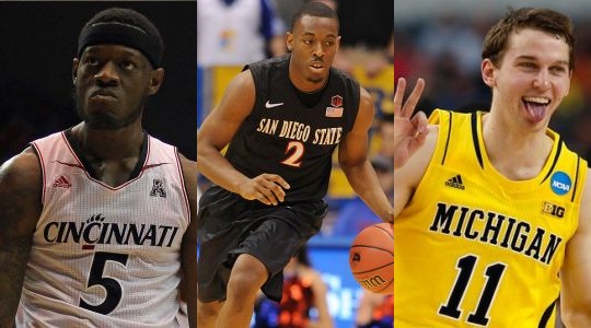 Thanks to some outstanding play of late, Justin Jackson (left), Xavier Thames, and Nick Stauskas are all in the POY discussion.