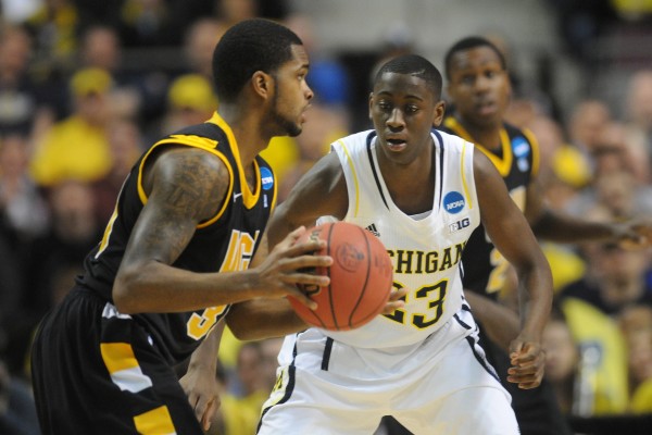 Caris LeVert (right) is arguably the most versatile player in the Big Ten. 