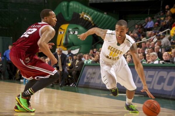 George Mason made it a night to forget for the Minutemen. (Photo by George Mason Athletics)
