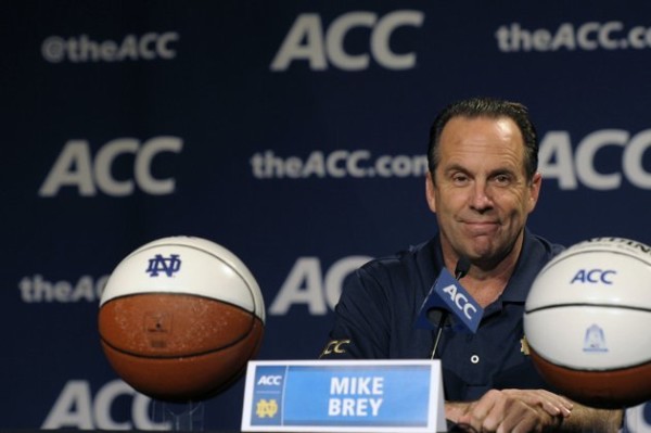 Mike Brey's Irish had a tough time in Notre Dame's first ACC season. (USA today Sports Images) 
