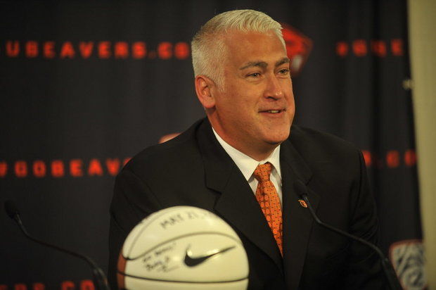 Wayne Tinkle inherited a depleted Oregon State roster that lost its top five scorers from last season. (Stephanie Yao Long, The Oregonian)