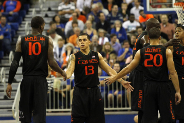 Miami's season is looking up thanks to Angel Rodriguez's hot second half. (photo credit: Kim Klement-USA TODAY)