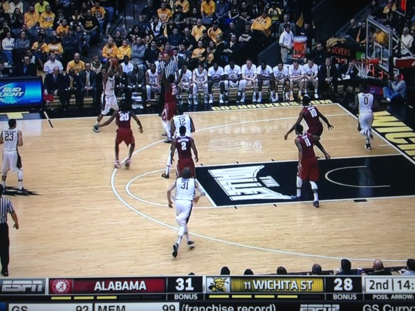 Wichita State has the same options available to them: very little in the paint, but outside shots are available. 