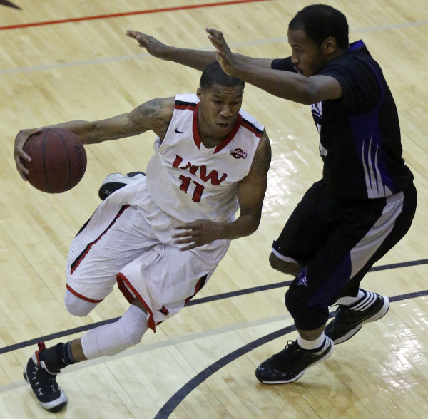 Incarnate Word's Denzel Livingston was a monster this past week. (Edward A. Ornelas / San Antonio Express-News )
