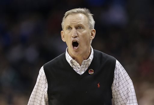 Rick Byrd and Belmont competed well but still couldn't get that elusive first NCAA win. (Gerald Herbert/AP Photo)