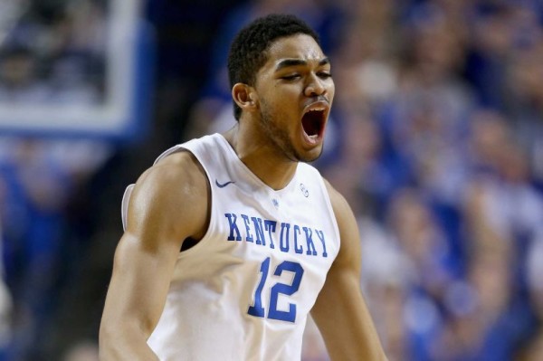 Karl-Anthony Towns has emerged as Kentucky's go-to guy on offense (Andy Lyons/Getty Images)