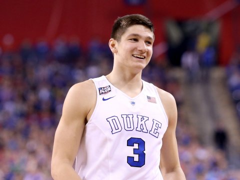 Kentucky will have to control Duke's Grayson Allen, who is off to a hot start. (Getty).
