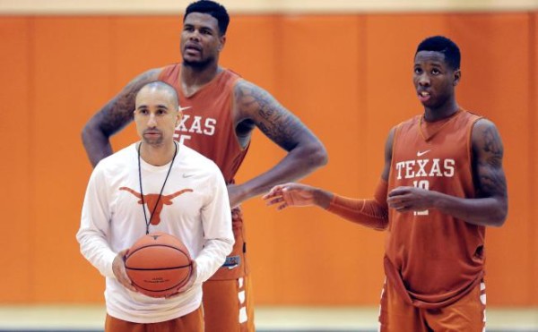 Shaka Smart expects Cameron Ridley to shoulder a bigger load for Texas. (AP Photo/Eric Gay)