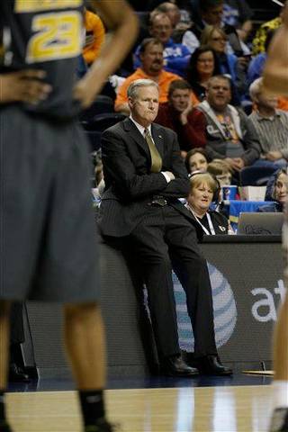 Kim Anderson inherited a sinking ship at his alma mater but has yet to show signs of treading water. (Mark Humphrey/Associated Press)