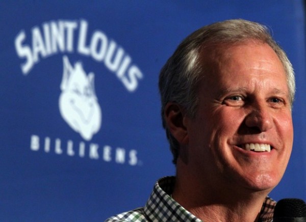 No Smiles On This Day, As Jim Crews Is Out At Saint Louis (Photo: Post Dispatch)