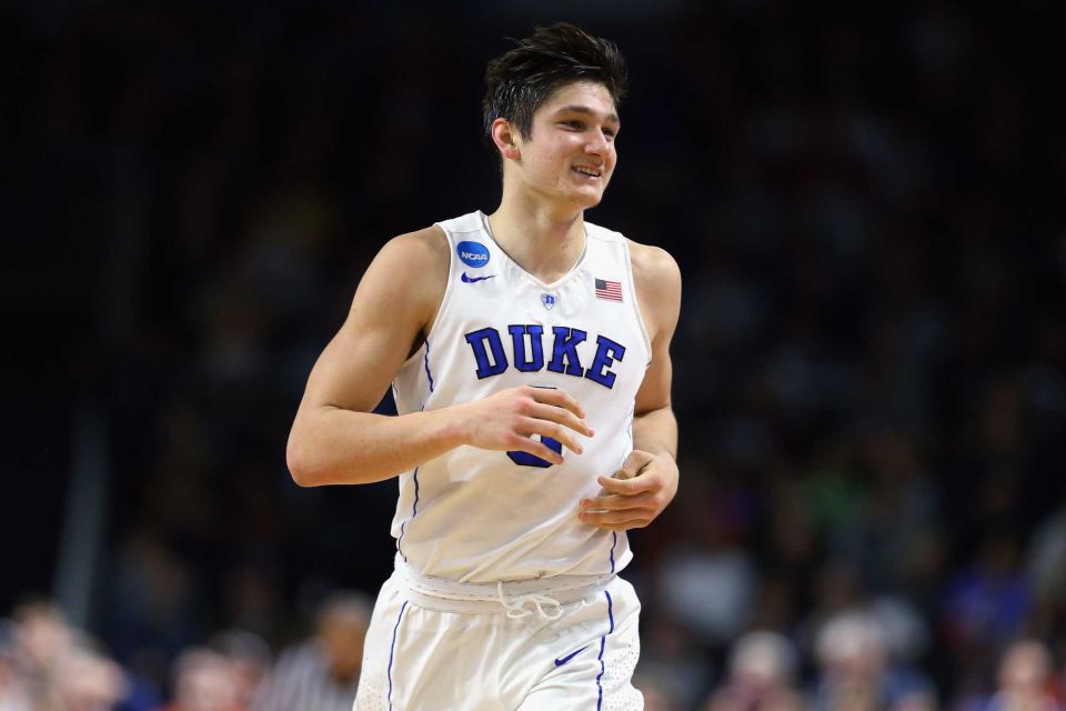 Grayson Allen led the way for Duke with 29 points. (Credit: Getty Images/ Jim Rogash)