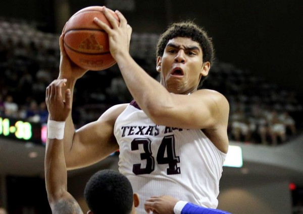 Tyler Davis has been a force in the middle for Texas A&M. (Sam Craft/AP)