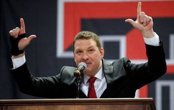 Chris Beard will have his work cut out for him in his first season at Texas Tech. (Brad Tollefson/A-J Media)