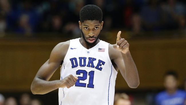 The Blue Devils are thrilled to welcome Amile Jefferson back for a fifth campaign in Durham. (AP)