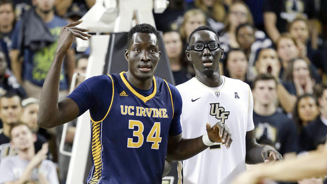 Once upon a time, a Titanic matchup between a Tacko Fall and Mamadou Ndiaye, two 7'6" standouts, was pretty common -- not anymore. (Orlando Sentinel)