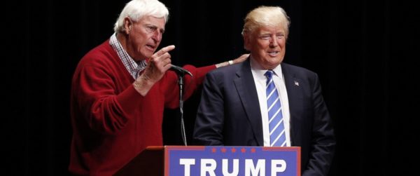 Bob Knight Has Been a Vocal Supporter of Donald Trump Throughout This Election Season 